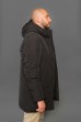 Модная мужская куртка - парка чёрного цвета 