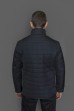 Стильная и очень удобная мужская куртка темно-синего цвета. Застежка-змейка.