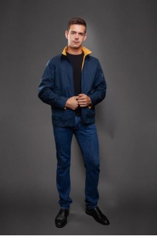 Куртка мужская темно-синего цвета